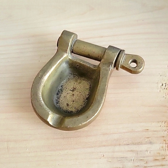 Vintage Solid Brass Ashtray - Picture 1 of 3